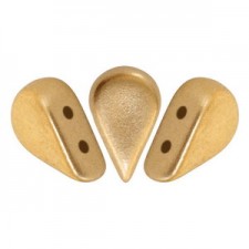 Les perles par Puca® Amos beads Light gold mat 00030/01710